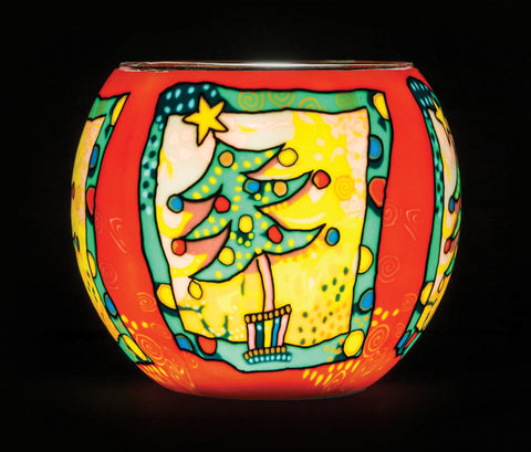 CHRISTMAS TREE LIGHT GLASS