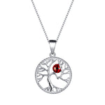 BTL01 SWAROVSKI BIRTHSTONE TREE OF LIFE JANUARY GARNET